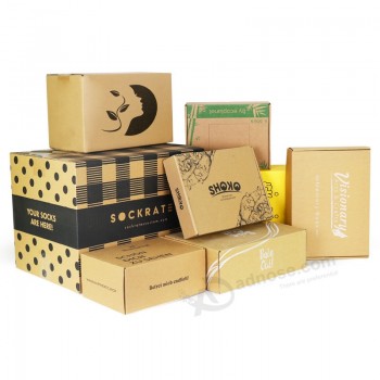 Großhandel Fabrik kundenspezifisches Logo Wellpappe bedruckt Mailing Verpackung Versand Kartons Kartons