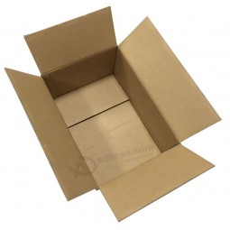 Boîtes d’expédition en carton ondulé marron en mouvement pour les boîtes d’expédition postales 12x12 livraison d’usine emballage de boîte brune