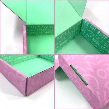 2022 Eco Paper Packaging Mailer Logo personalizzato diretto in fabbrica Scatola di cartone ondulato stampato Scatola di cartone