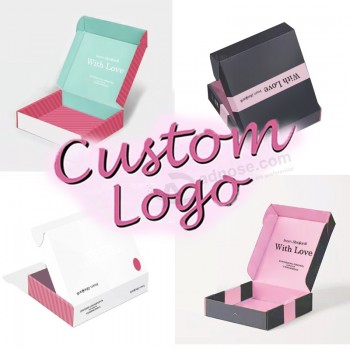 Eco Friendly su misura Scatola di Cartone skincare Box per Imballaggio bottiglia di vetro Cartone ondulato spedizione abbonamento Scatola di imballaggio