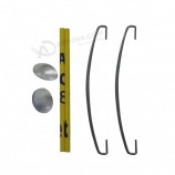 Retractable Hand Retract Held Roll 스크롤링 업 팬 배너 사용자 정의 로고