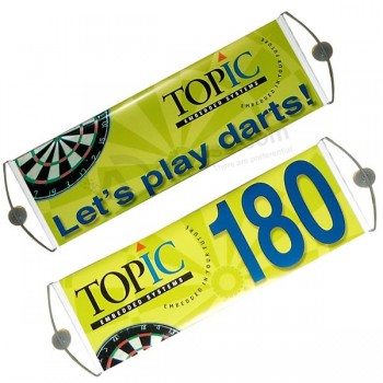 Douaneembleem Druk 24x70cm Hand - gehouden Broodje op Intrekbare Rolbanner voor de Ventilators van de Reclame/Sportvoetbal