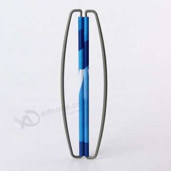 Vendita calda Logo personalizzato Roll Up Fan Retrattile Tenuto in mano Ventilatore sportivo Striscione scorrevole