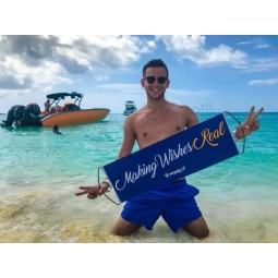 benutzerdefiniertes PET einziehbares rollendes Fan-Banner Handheld-Sport-Scrolling-Banner-Flagge mit Fan-Jubel-Scrolling-Banner