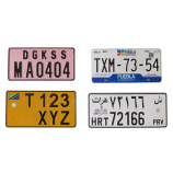 Targhe per auto tender Gov, targhe per auto in alluminio