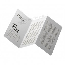 Prezzo di fabbrica Servizio di prodotti personalizzati Manuale dell'utente Tri Fold Stampa del catalogo