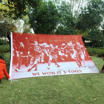 Sportspiele Fußball Fußball Fans Große Fußball riesige benutzerdefinierte Flagge