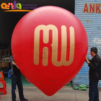 Palloncino gonfiabile ad elio a forma di aria calda pubblicitaria con stampa personalizzata
