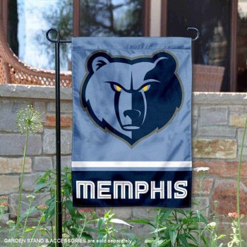 Fabbrica personalizzata di alta qualità Memphis Grizzlies Doppia Faccia Bandiera Da Giardino