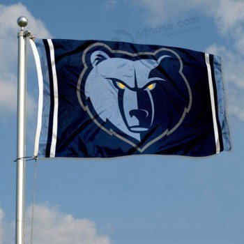 Memphis Grizzlies Grizzly Head Bandiera e Striscione con qualsiasi dimensione
