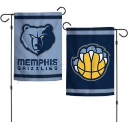 NBA Memphis Grizzlies Flag12x18 Garden Style 2 Sided Flag, Team Colors, One Size