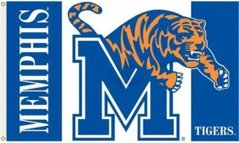 Bandiera personalizzata di alta qualità Memphis Tigers 3'x5' con occhielli in ottone per impieghi gravosi