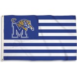 Bandera de los Tigres de Memphis 3'x5' con ojales de latón de alta resistencia