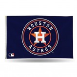 Bandera de los Houston Astros de 3x5 pies Bandera personalizada de un solo lado del equipo deportivo de la MLB con ojales