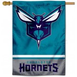 Bandera de la bandera de la casa de doble cara de Charlotte Hornets de alta calidad personalizada