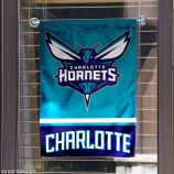 Bandera de jardín de doble cara de Charlotte Hornets