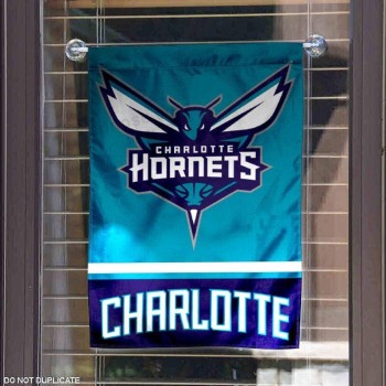 Charlotte Hornets doppelseitige Gartenflagge
