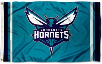 맞춤형 고급 Charlotte Hornets 3x5 플래그