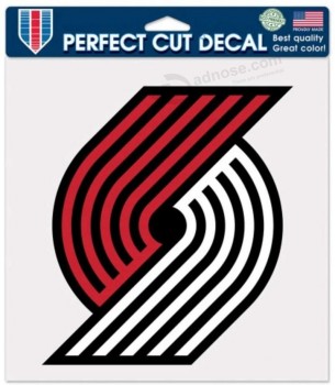 NBA 포틀랜드 트레일 블레이저스 8 x 8 인치 컬러 데칼