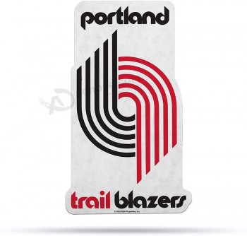 NBA Portland Trail Blazers NBA Retro Shape Cut Pennant, Team color, Item footprint: 18＂ x 18＂