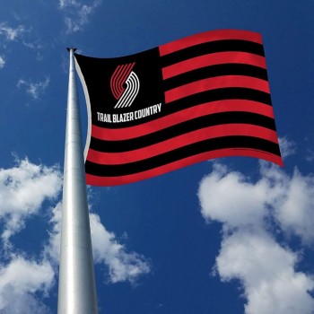 NBA Portland Trail Blazers Land 3' x 5' Land Banner Flagge - Innen oder Außen Dekor - einseitig