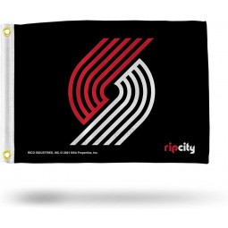 Benutzerdefinierte hochwertige Portland Trail Blazers Flagge - Boot Flagge - Golf Cart Flagge - 12