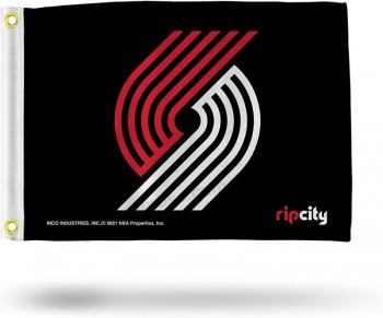 Custom high quality Portland Trail Blazers Flag - Boat Flag - Golf Cart Flag - 12＂ x 18＂ - Rip City Flag