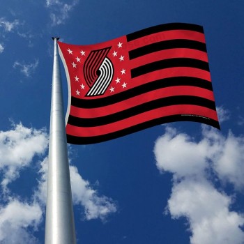 Bandiera per striscioni NBA Portland Trail Blazers 3' x 5' Bandiera Portland Trail Blazers - Su un lato - Indoor o Outdoor