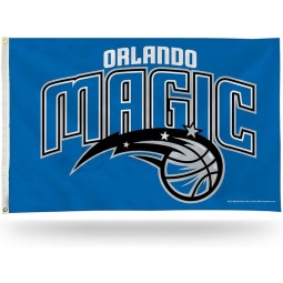 NBA 奥兰多魔术队 3 英尺 x 5 英尺单面横幅旗帜，带扣眼