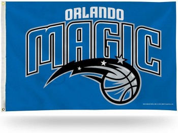 NBA Orlando Magic 3-Foot by 5-Foot Single Sided Banner Flag with Grommets
