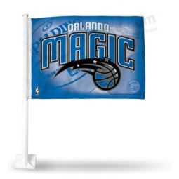 Custom NBA Orlando Magic Car Flag with Included Pole