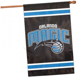 NBA Sports Team Logo Orlando Magic Applique Banner Flag 44＂ x 28＂