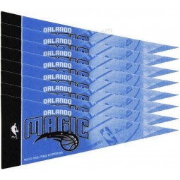 NBA Orlando Magic Flag 8-Piece 4-Inch by 9-Inch Classic Mini Pennant Décor Set