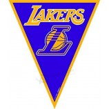 Los Angeles Lakers NBA Collection fanion bannière, décoration de fête, bleu/or, 12'