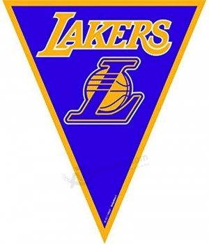 Los Angeles Lakers NBA Collection fanion bannière, décoration de fête, bleu/or, 12'
