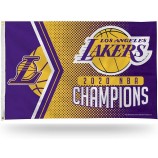 NBA Los Angeles Lakers 3 pieds par 5 pieds drapeau de bannière unilatérale avec œillets