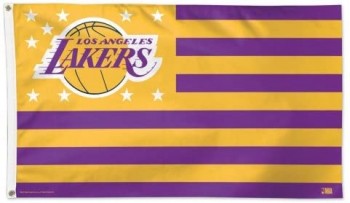 Los Angeles Lakers 3'x5' Flagge, Einheitsgröße, Teamfarbe