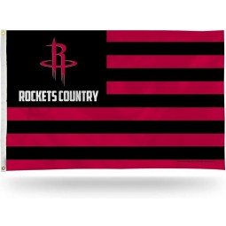 NBA Houston Rockets Land 3' x 5' Land Banner Flagge - innen oder außen Dekor - einseitig
