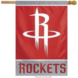 Custom high quality Houston Rockets Official NBA Banner Flag