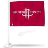 Bandera de coche unisex para adultos de la NBA con mástil