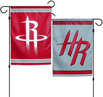 Bandiera NBA Houston Rockets 12x18 stile giardino a 2 lati, taglia unica, colore della squadra