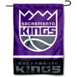 Drapeau de jardin double face haut de gamme personnalisé des Sacramento Kings