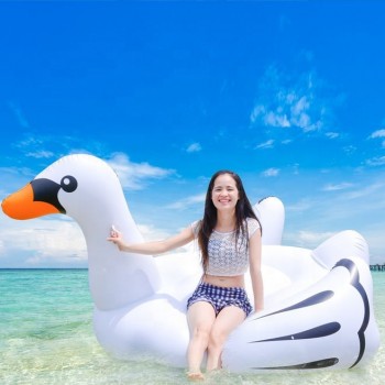 Acqua di nuoto gonfiabile giovani adulti bianco cigno piscina galleggiante piscina giocattolo per bambini