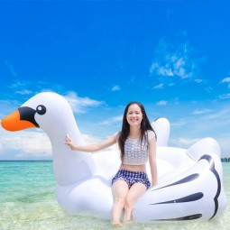 Schwimmwasser aufblasbar junge Erwachsene weißer Schwan Pool Schwimmer Schwimmbad Spielzeug Für Kinder
