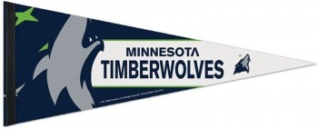 Премиальный вымпел NBA 69671014 Minnesota Timberwolves, 12 x 30 дюймов