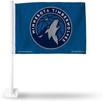 Industrieën NBA Unisex Auto Vlag Inclusief Paal