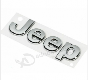 3D Metal Emblem Self Adhesive Sticker Badge Logo Symbol Chrome JEEP