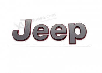Jeep Wrangler Gladiator Gray Red Fender Door Emblem Badge Nameplate Oem Mopar