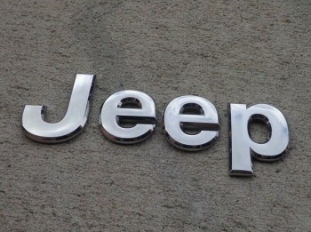 Jeep emblem letters badge symbol Liberty 3.7L Renegade OEM Factory Genuine Stock