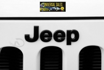 ジープ ラングラー マットブラック エンブレムグリル フロントバッジ モパー OEM 新品
